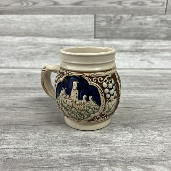 Vintage Gerzit GERZ West Germany Small Mug Pottery Coffee Cup - Picture 1 of 7